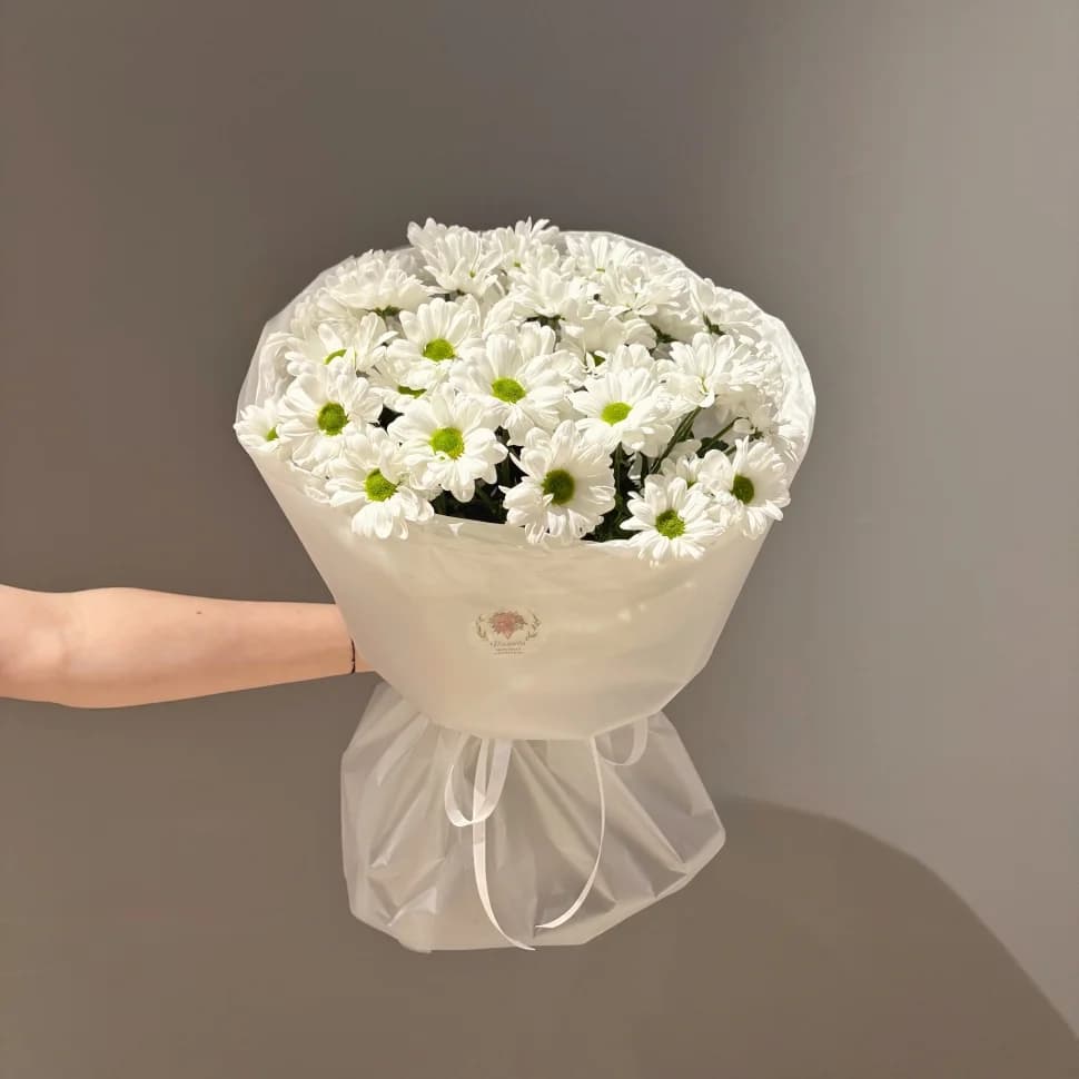 Монобукет из кустовой хризантемы
