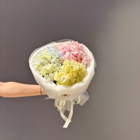 Монобукет из гортензий