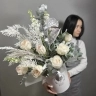 Коробка с цветами "Уайт"