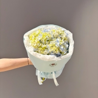 Монобукет из гортензий