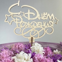 Топпер &quot; С Днём Рождения&quot; | в ассортименте