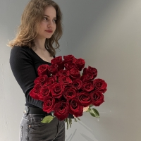 Букет из 25 Эквадорских роз