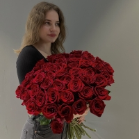 Букет из 51 Эквадорских роз