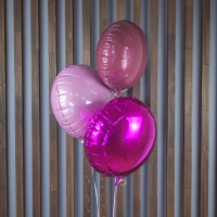 Шар фольгированный &quot;Круг&quot; с рисунком, без рисунка