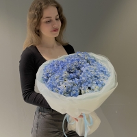 Монобукет из гортензии