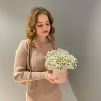 Композиция с гипсофилой