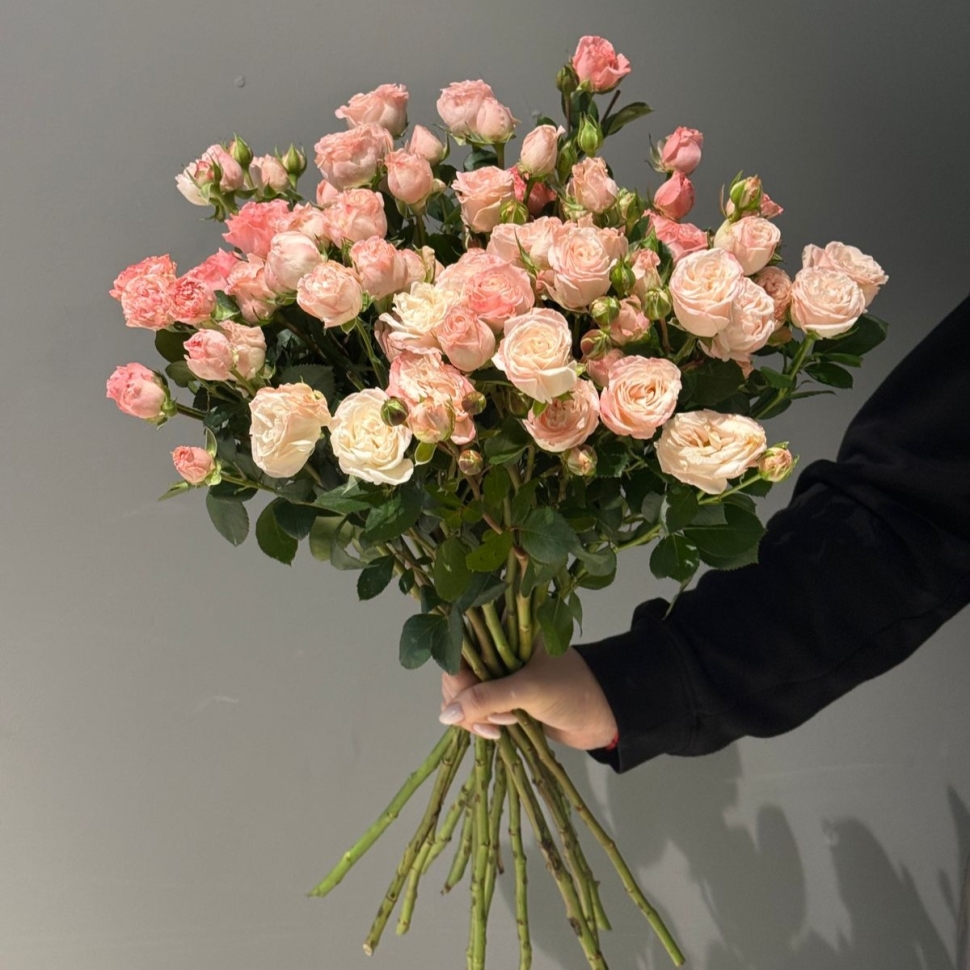 Роза Кустовая Россия (розовая)