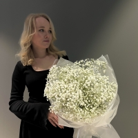 Монобукет  из гипсофилы