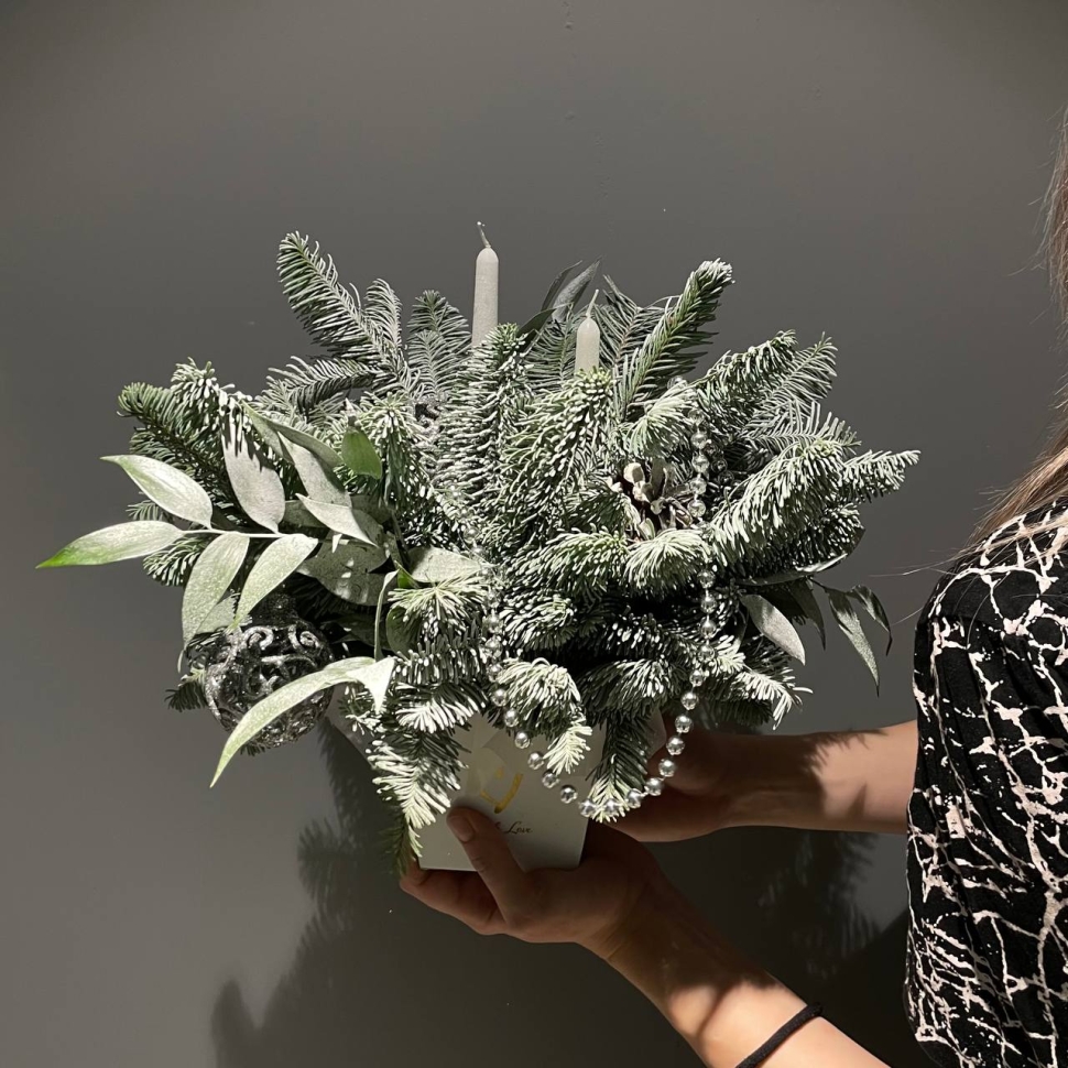 Композиция с нобилисом свечами