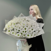 Монобукет из кустовой хризантемы