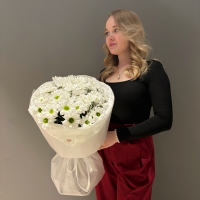 Монобукет из кустовой хризантемы