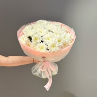 Монобукет из кустовой хризантемы