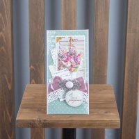 Конверт ручной работы &quot;С Днём Роджения&quot;