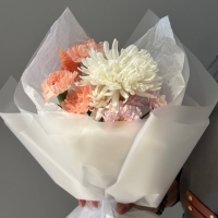 Мини букет с хризантемой антонов