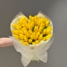 Монобукет из желтых тюльпанов