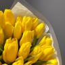 Монобукет из желтых тюльпанов