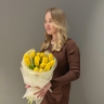 Монобукет из желтых тюльпанов