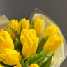 Монобукет из желтых тюльпанов