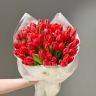 Монобукет из красных тюльпанов