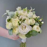 Букет невесты с пионовидной розой